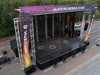 hydraulic stage trailer